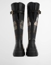 Barbour Dena tall welly black ancient tartan