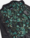 Barbour Winter belted utility wax black rose garden floral