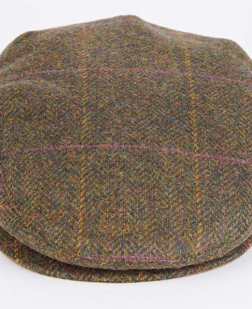 Barbour Casquette Cairn flat olive purple red