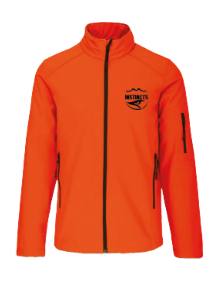 INSTINCTS Chasse Veste Softshell Orange