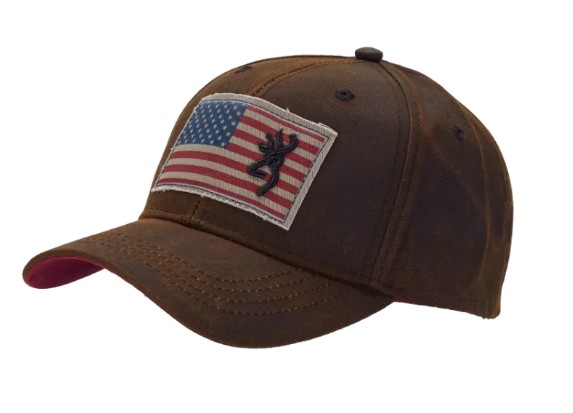 [M0749455] Browning Casquette liberty wax dark brown