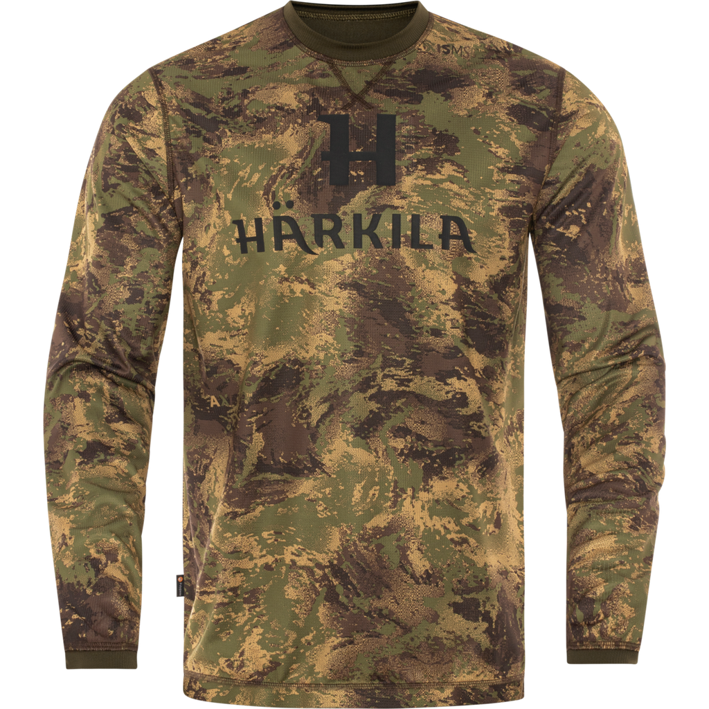 [M0779308/M] Harkila T-shirt Deer stalker L/S camo (M)