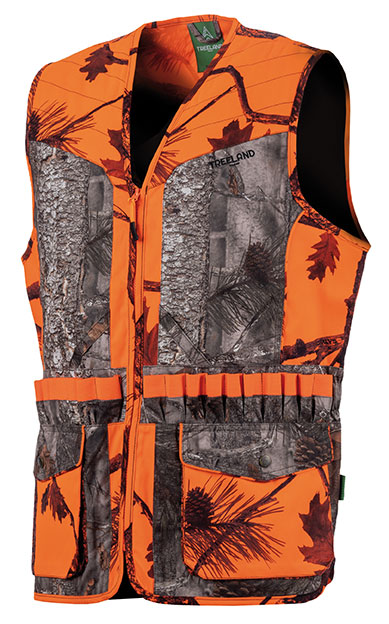 [2979101/S] Treeland Gilet camo orange/forest (S)