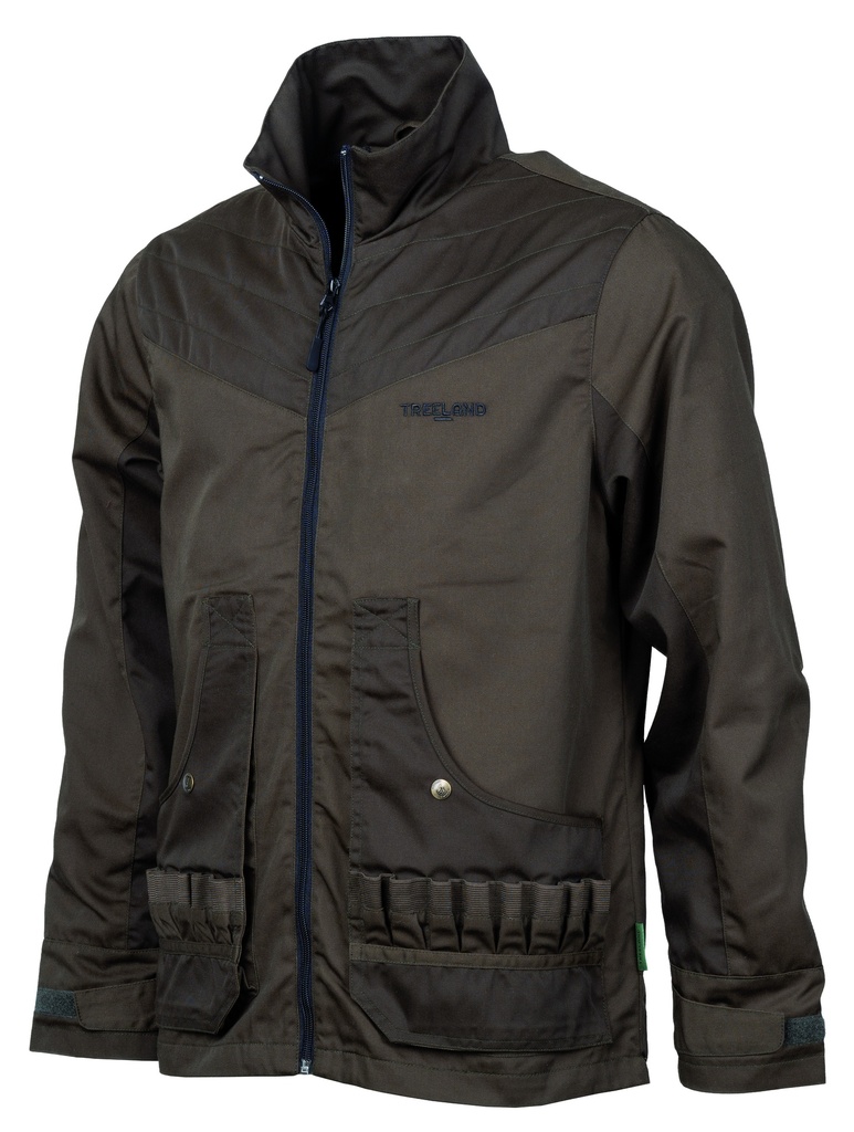 [2979002/M] Treeland Veste bicolore marron & marron foncé (M)