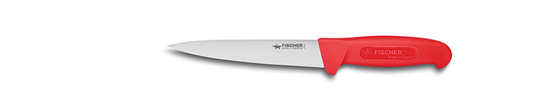 Fischer Profinox couteau à saigner 17cm rouge
