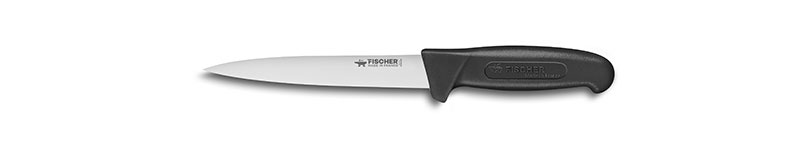 [4577605] Fischer Profinox couteau à dénerver 17cm noir