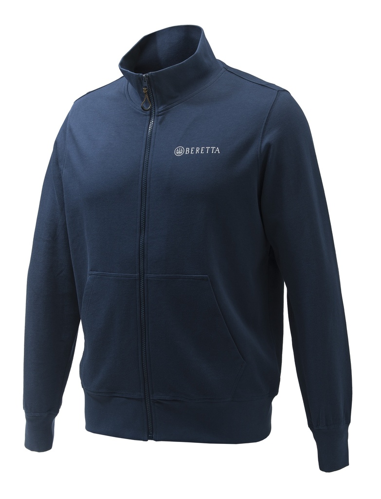 [M0649361/S] Beretta Sweat zippe team Bleu (S)