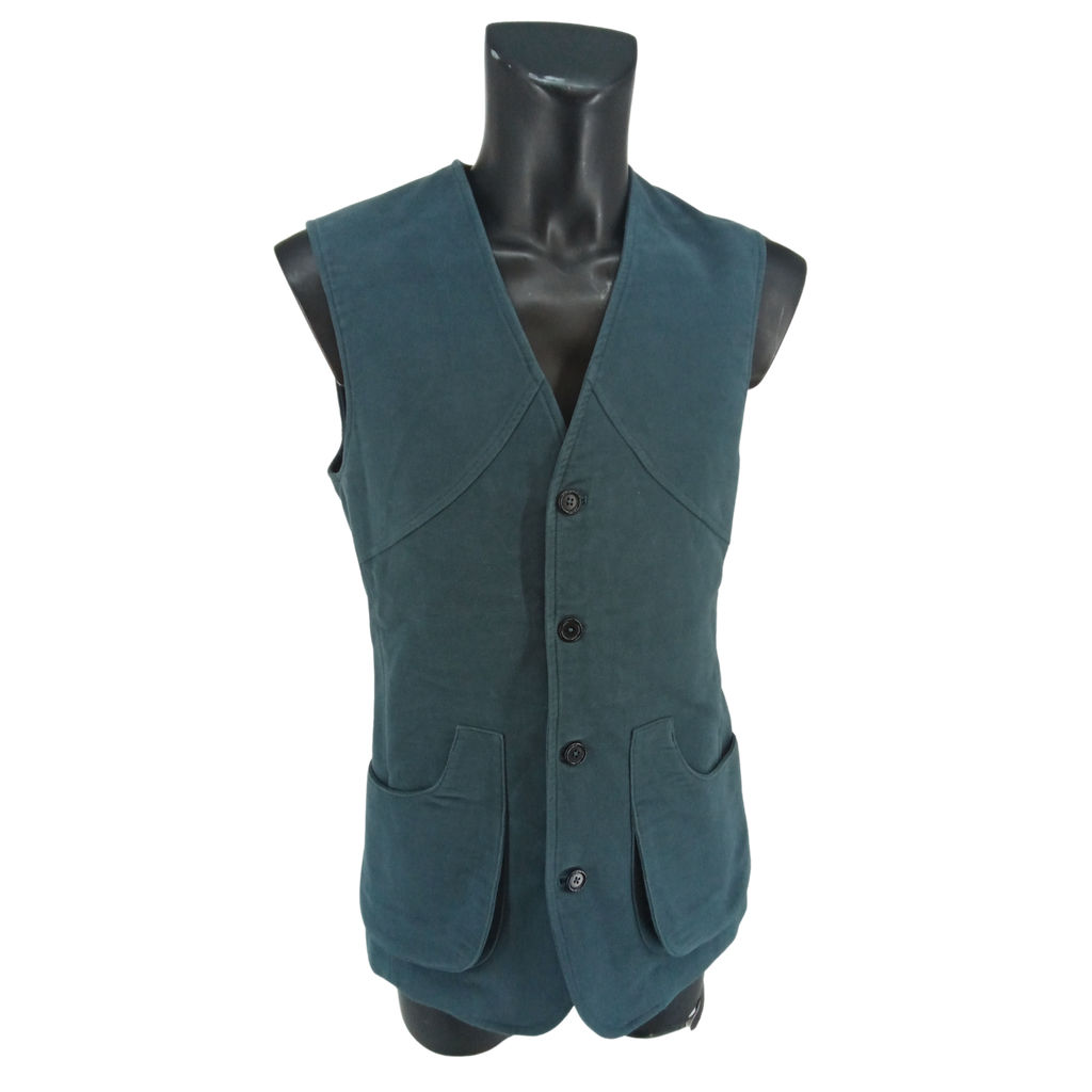 [M06440176/48] M's Moleskin Vest Blue (48)