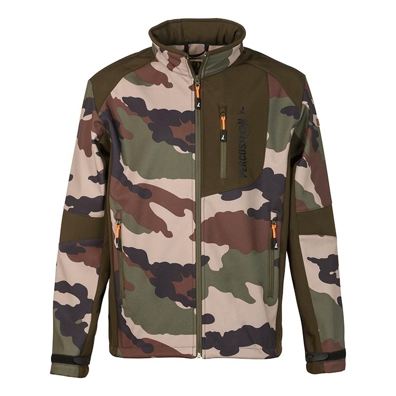 [1079046/S] Percussion Softshell Camo CE (S)