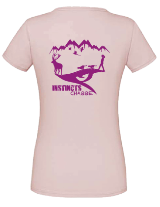 [4909344/XS] Instincts Chasse T-Shirt Rose (XS)