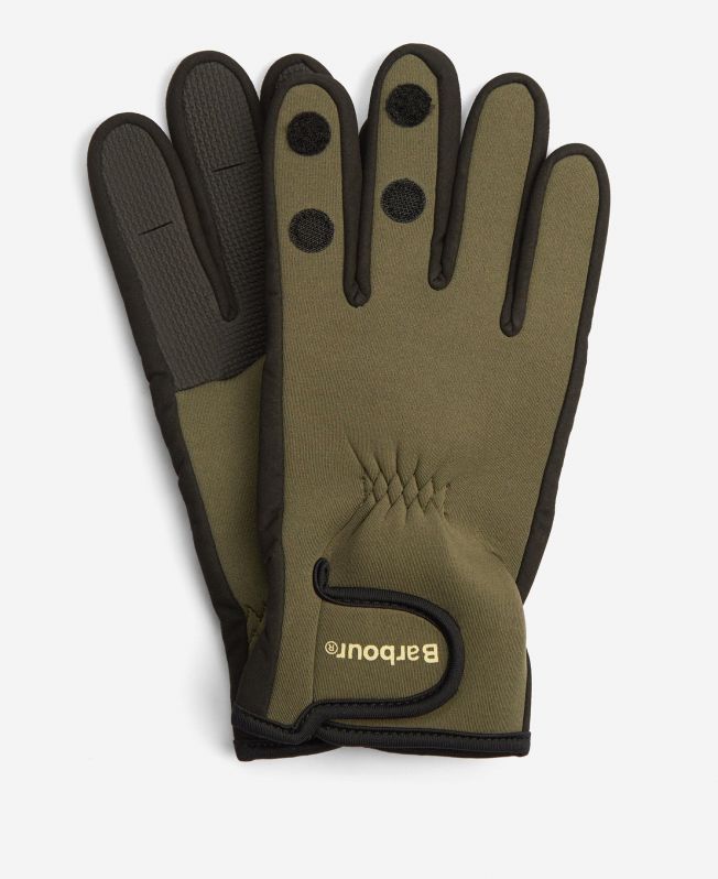 [7139505/XL] Barbour Gants néoprène green (XL)