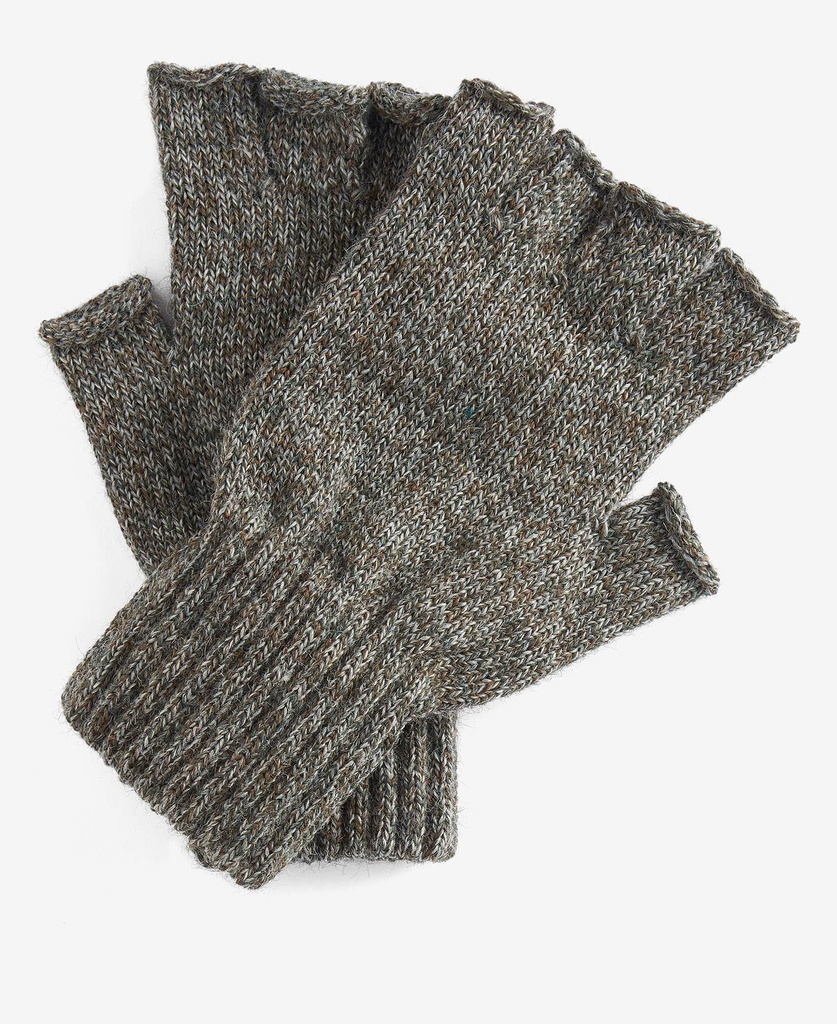 [7139506/M] Barbour Mitaine fingerless green (M)