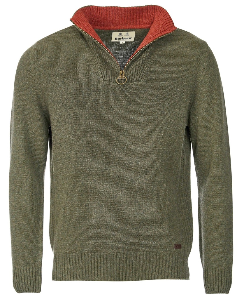 [7139322/M] Barbour Nelson essential half zip seaweed (M)