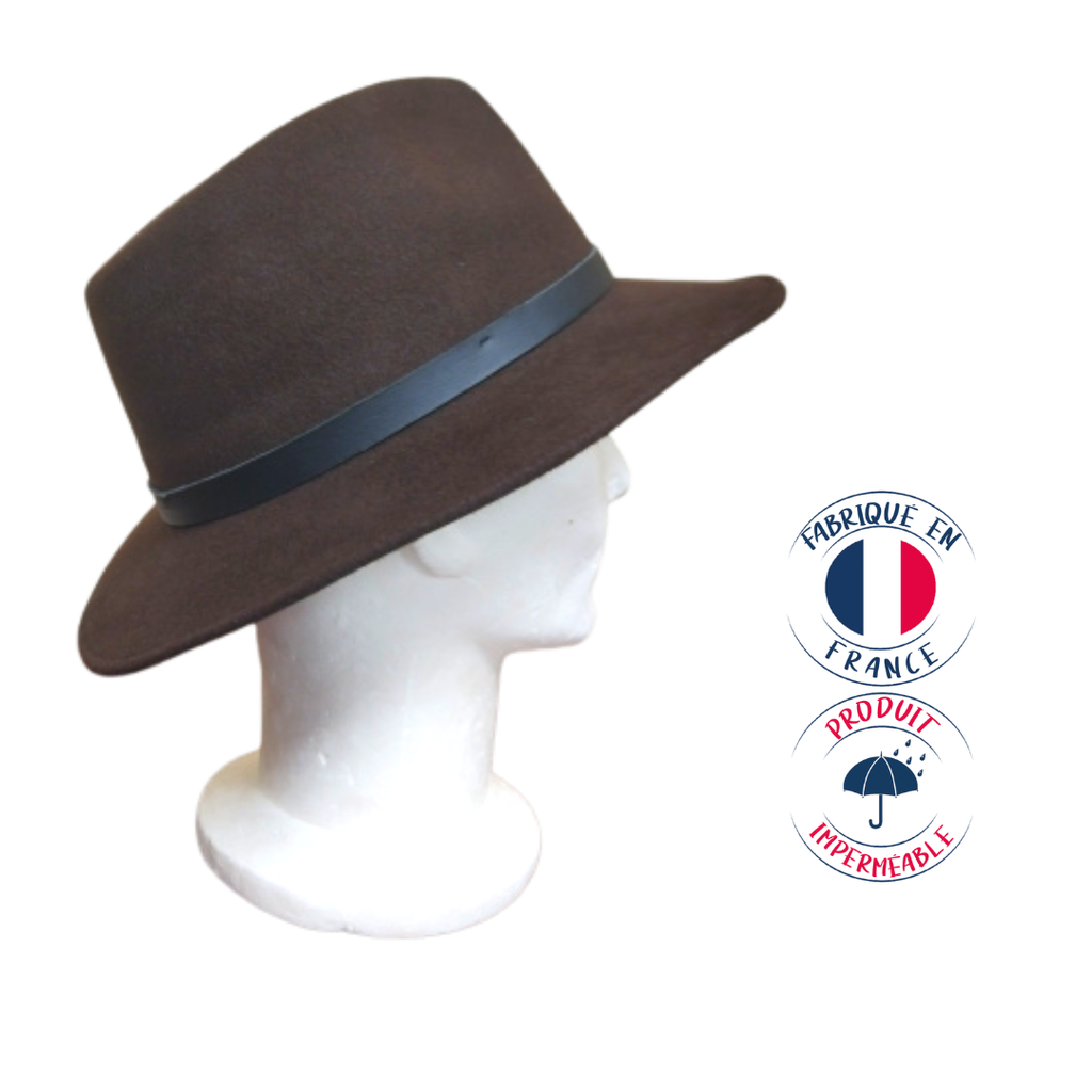 [3089404/55] Chapeau feutre poil de lapin noir (copie) (55)