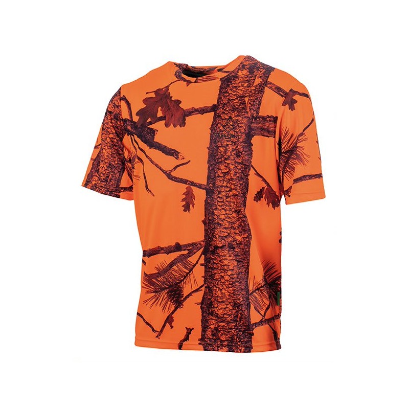 [2979372/S] Treeland T-shirt camo orange fire (S)