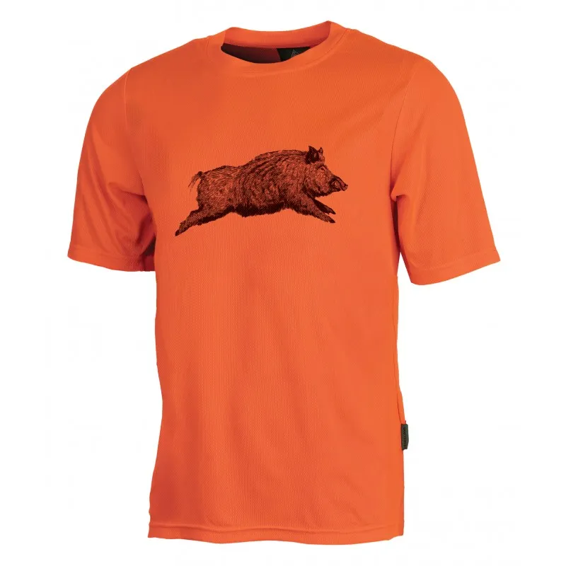 Treeland T-shirt femme orange sanglier