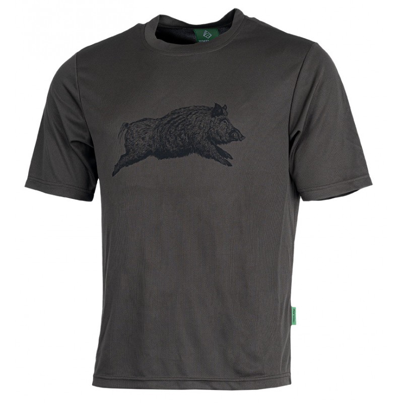 [2979378/06] Treeland T-shirt vert sanglier enfant (6 ans)
