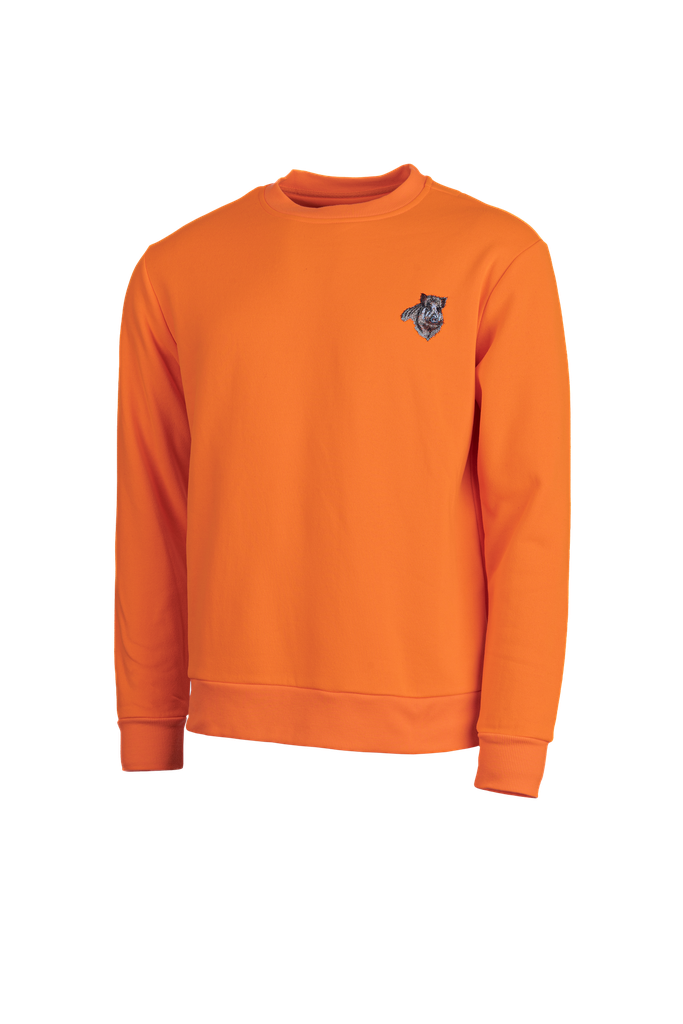 [2979363/04] Treeland Sweat kid orange broderie sanglier (4 ans)