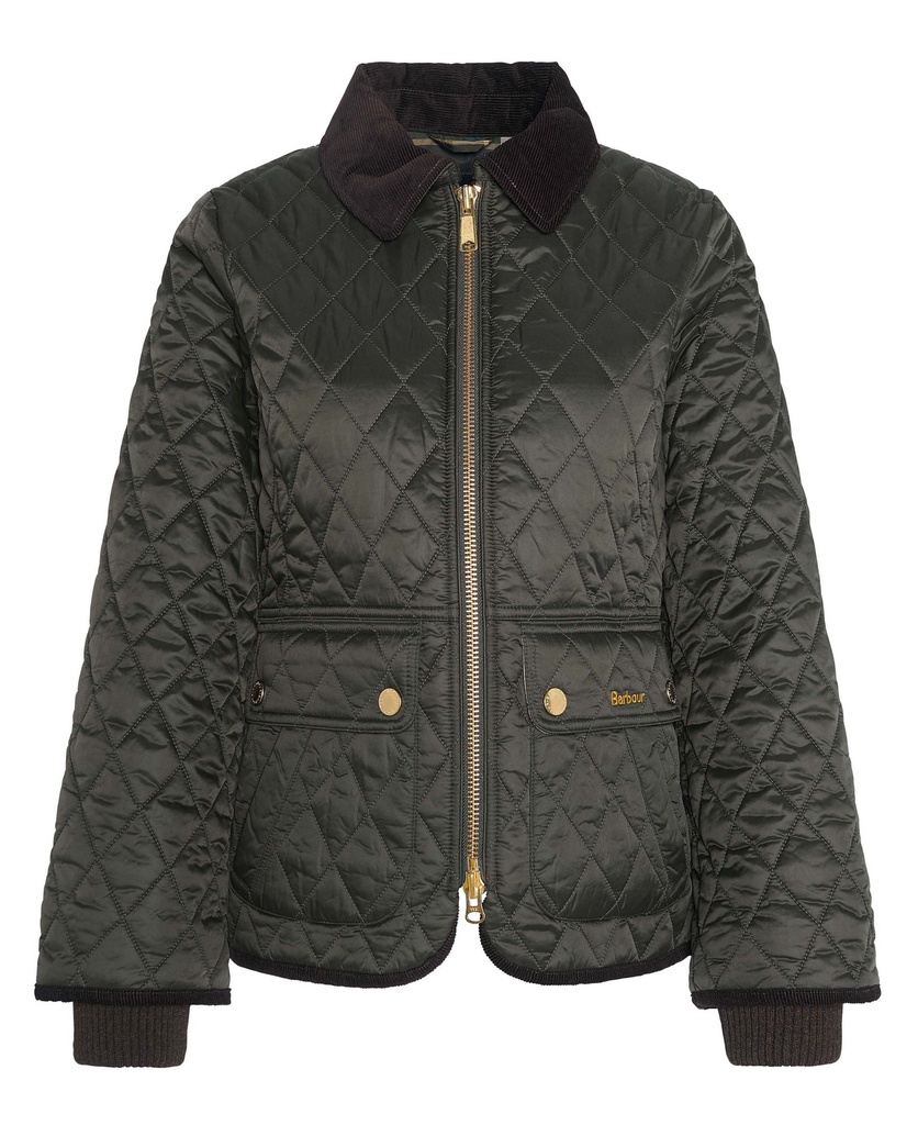 [71390062/08] Barbour Fitted beadnell quilt sage (XS)