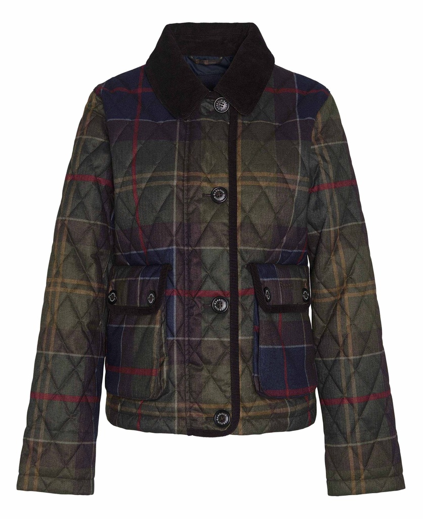 [71390061/08] Barbour Loudon quilt classic tartan (XS)
