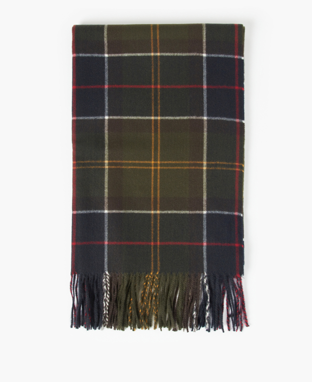 Barbour Echarpe Hailes tartan scarf hot pink monochrome (copie)