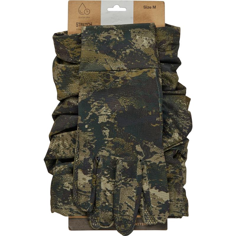 [M0779530/XL] Seeland Pack gants + tour de cou aero camo inVis MPC green (XL-XXL)