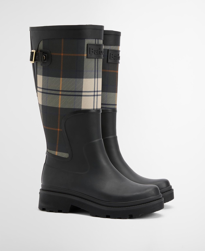 [7138003/36] Barbour Dena tall welly black ancient tartan (36)