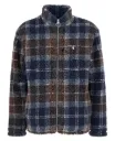 Barbour Tartan polaire zip throught midnight oak