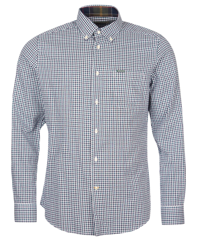 [71392009/S] Barbour Padshow tailored gingham green (S)