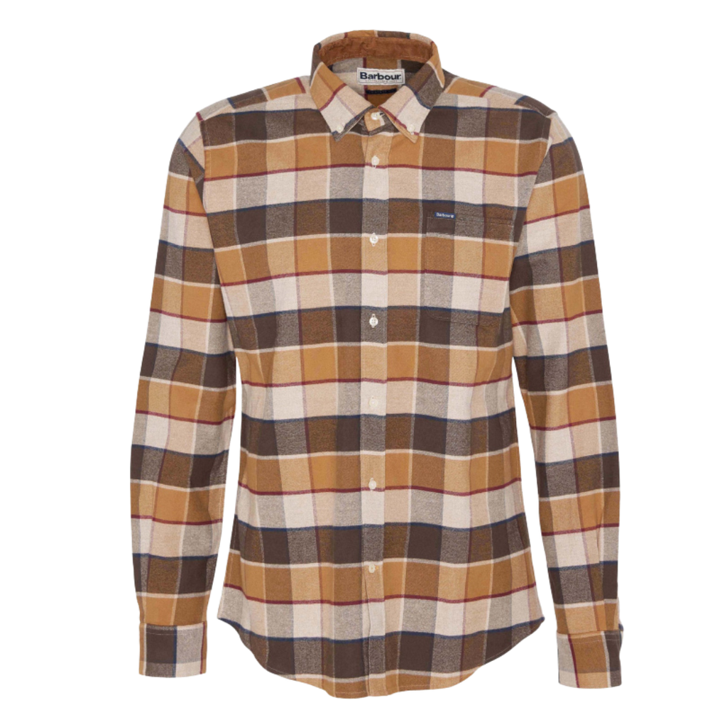 [71392011/S] Barbour Valley tailored checked brown (S)