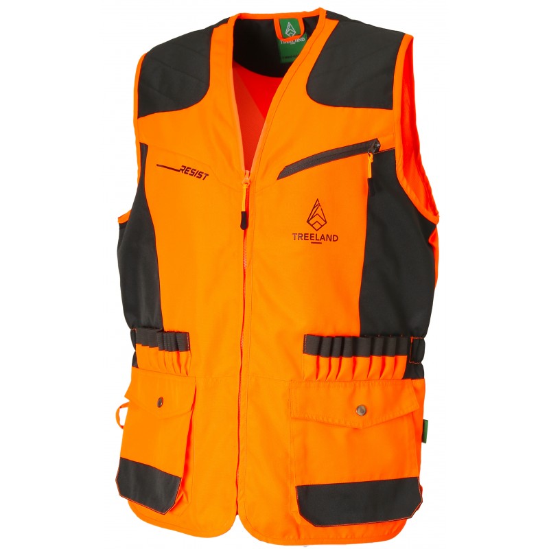 [2979127/S] Treeland Gilet orange renforcé (S)
