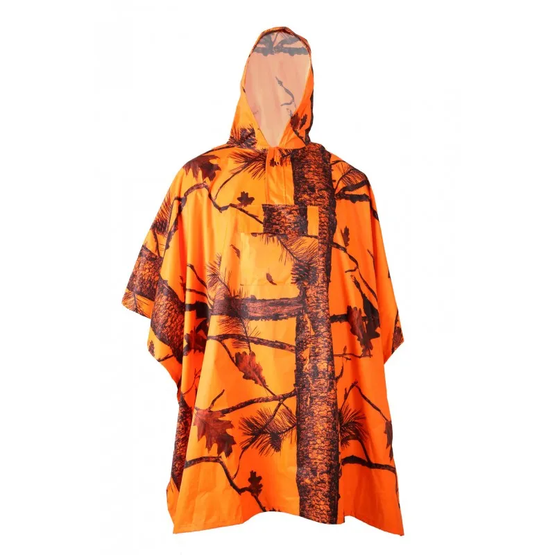 Treeland Poncho orange camo Fire