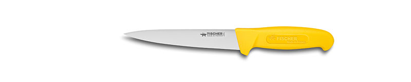 Fischer Profinox couteau à saigner 17cm jaune