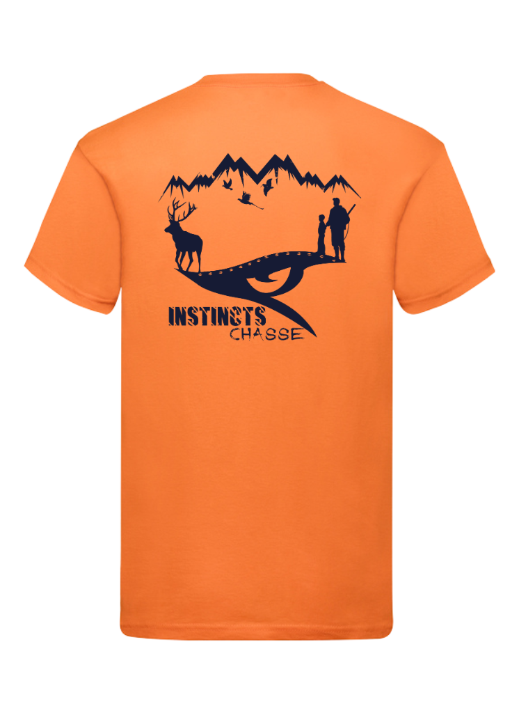 [4909372/07] INSTINCTS Chasse T-shirt Bleu Enfant (copie) (7/8 ans)