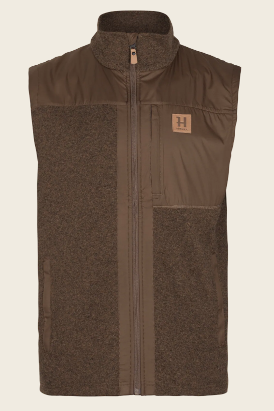 [M0779124/M] Harkila Gilet polaire kalix dark earth (M)