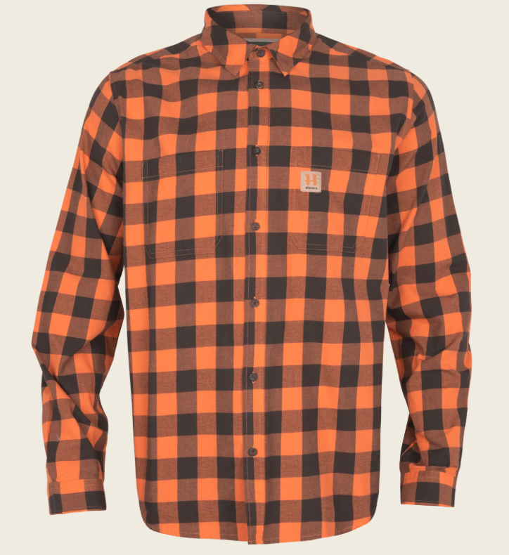 [M0779234/M] Harkila Chemise scandinavian mandarin check (M)