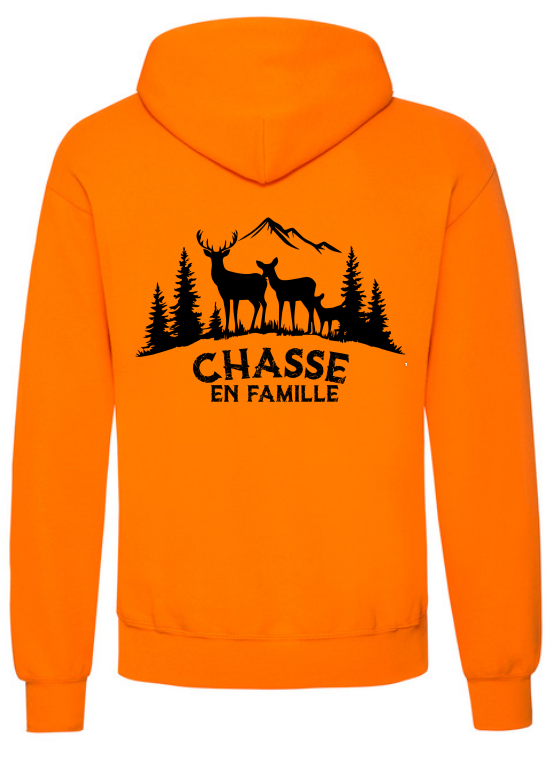 [4909374/s] INSTINCTS Chasse Sweat orange scène sanglier (copie) (S)