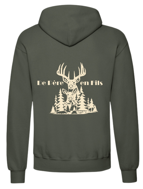 [4909376/S] INSTINCTS Chasse Sweat orange Père en Fils (copie) (S)