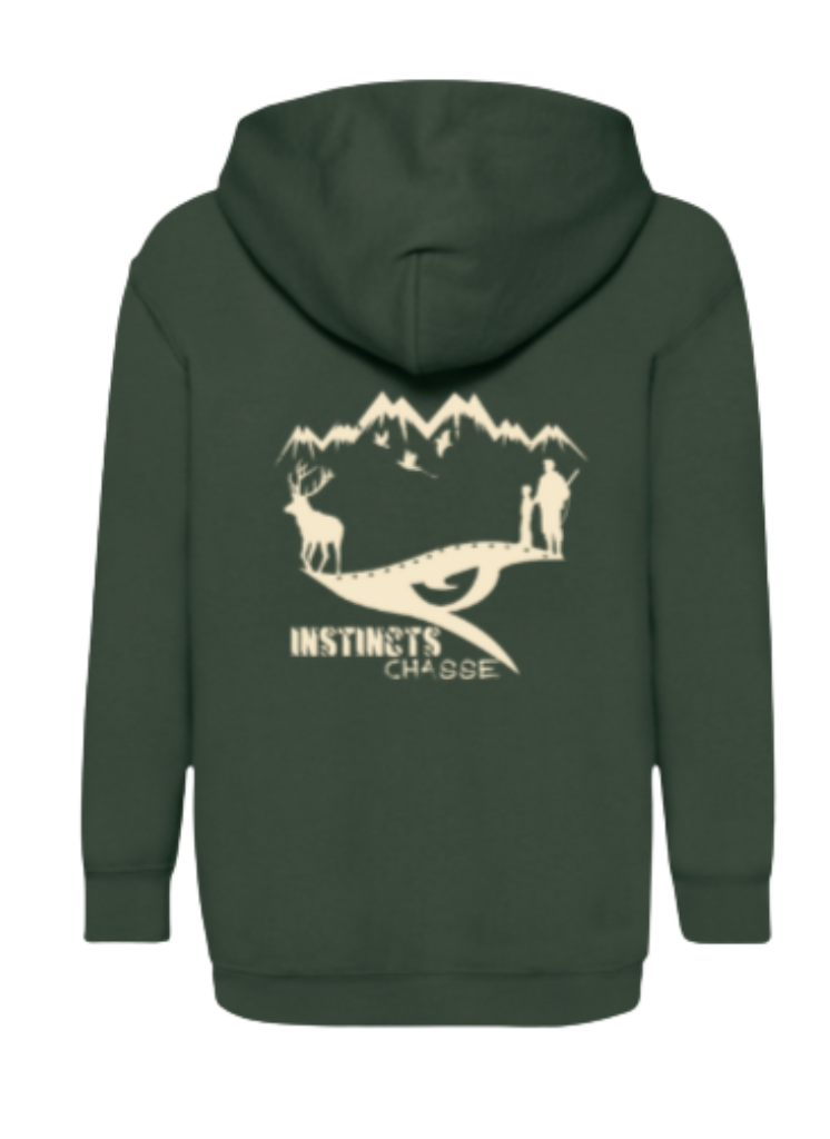[4909381/07] INSTINCTS Chasse Sweat Vert (copie) (7/8 ans)