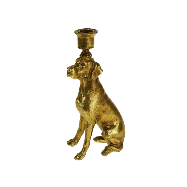 [22777184] Bougeoir chien doré