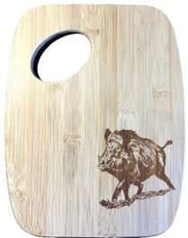 [22777209] Planche à découper sanglier GM