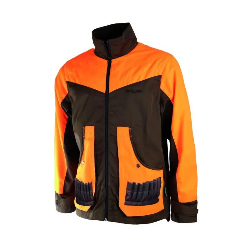 Treeland Veste bicolore orange & marron