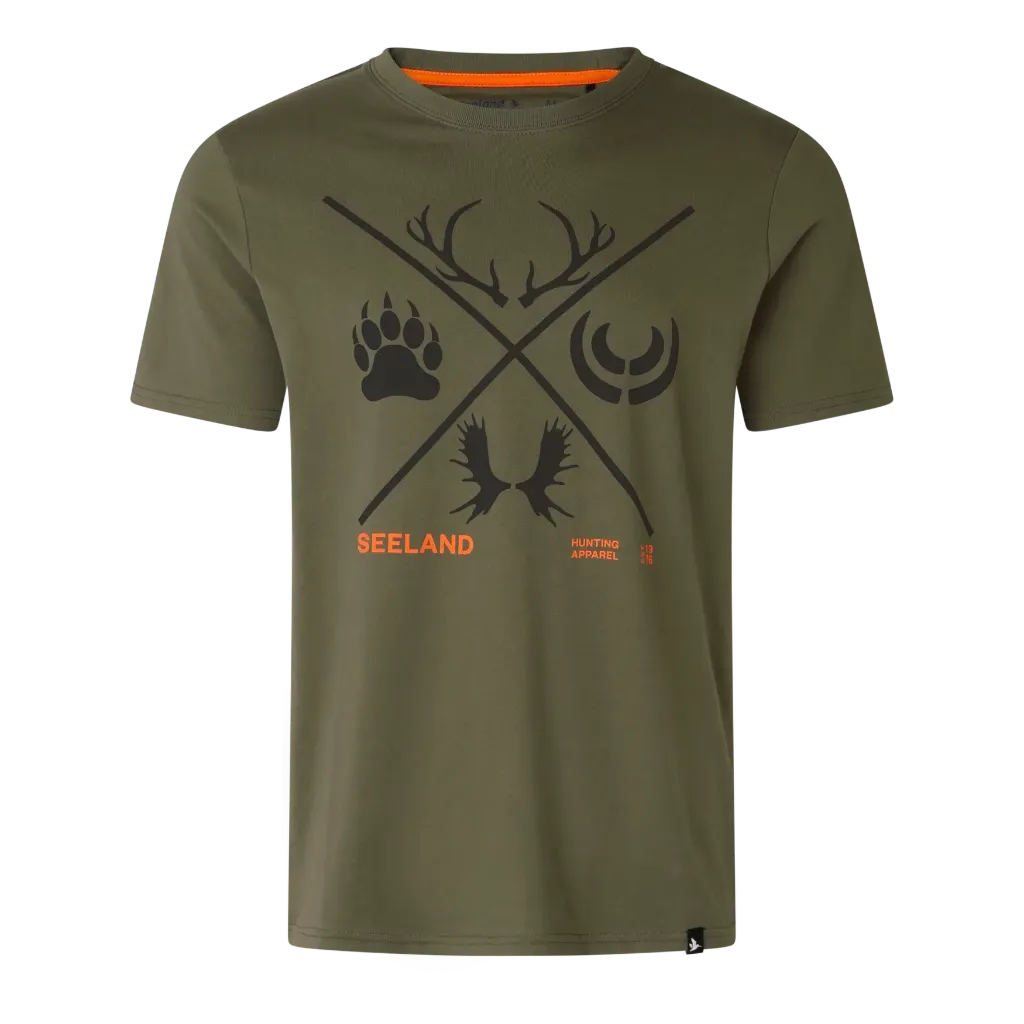 Seeland T-shirt big game hunter grape leaf,