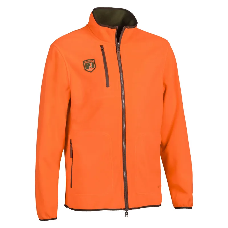 Percussion Blouson polaire réversible Finlande kaki orange