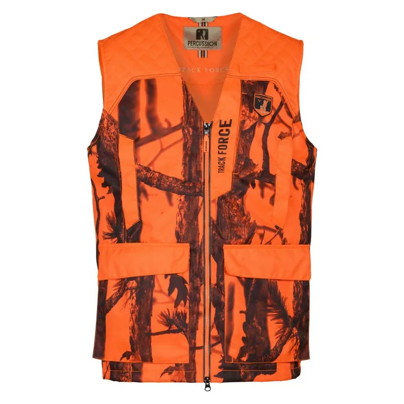 Percussion Gilet track force ghostcamo blaze