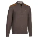 Pro Hunt Pull fox zippé marron