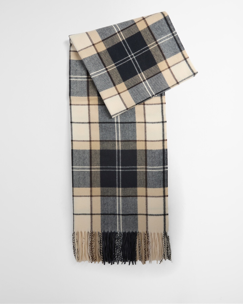 Barbour Echarpe Hailes tartan scarf hot pink monochrome (copie)