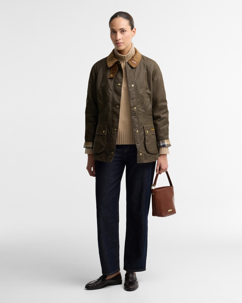 Barbour Icons beadnell wax beech birchwood