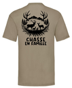 T-shirt "La chasse ma nature profonde" cerf