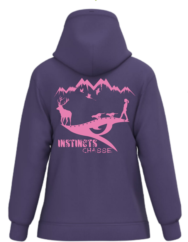 Sweat "Chasseresse et fiere de l’être" anthracite (copie)